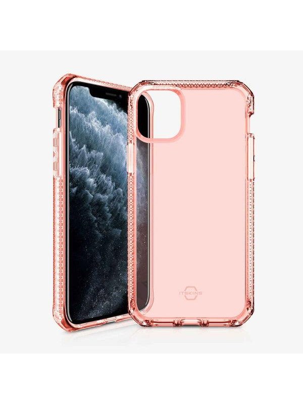 ITSKINS SPECTRUM CLEAR cover for iPhone 11 Pro / XS / X®. Coral red