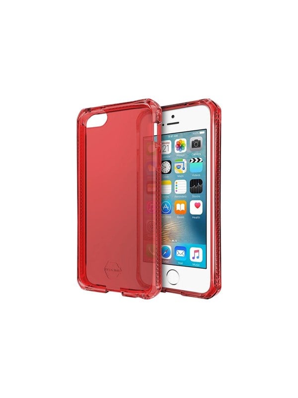 ITSKINS SPECTRUM CLEAR cover for iPhone 6 Plus / 6s Plus®. Red