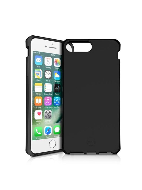 ITSKINS SPECTRUM SOLID cover for iPhone 8 Plus / 7 Plus / 6s Plus / 6 Plus®. Black