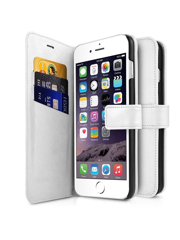 ITSKINS BOOK cover for iPhone 8 Plus / 7 Plus / 6s Plus / 6 Plus®. White