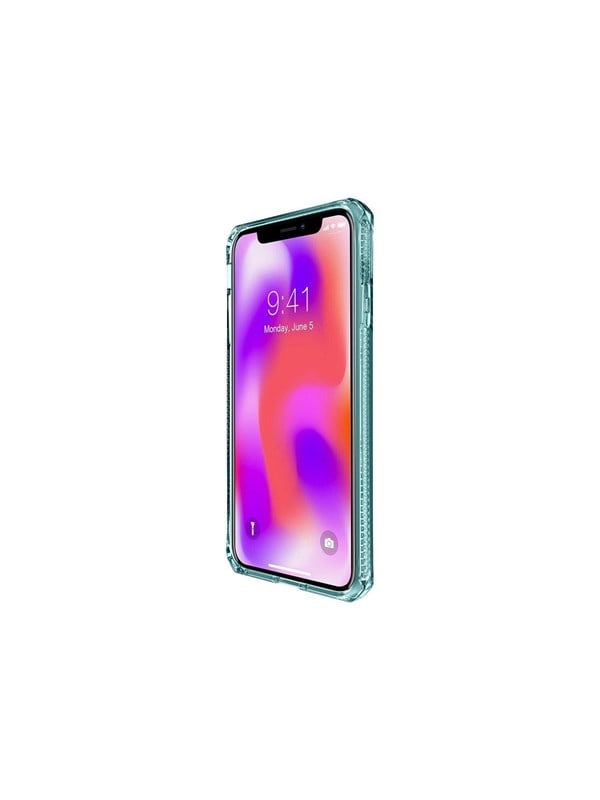 ITSKINS SPECTRUM CLEAR cover for iPhone XS / X®. Light blue