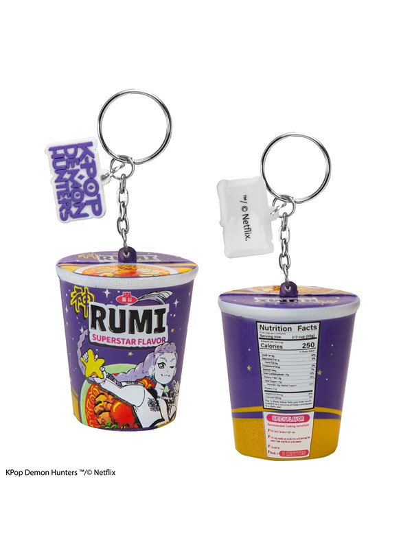Cinereplicas - K-pop Rumi Superstar Flavor Noodles Squishy Keycha - Avaimenperä