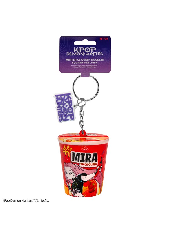 Cinereplicas - K-pop Mira Spice Queen Noodles Squishy Keychain - Avaimenperä