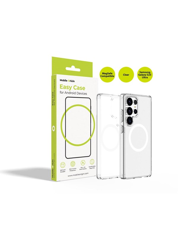 Mobile Origin Easy Case MagSafe Clear - Samsung Galaxy S25 Ultra