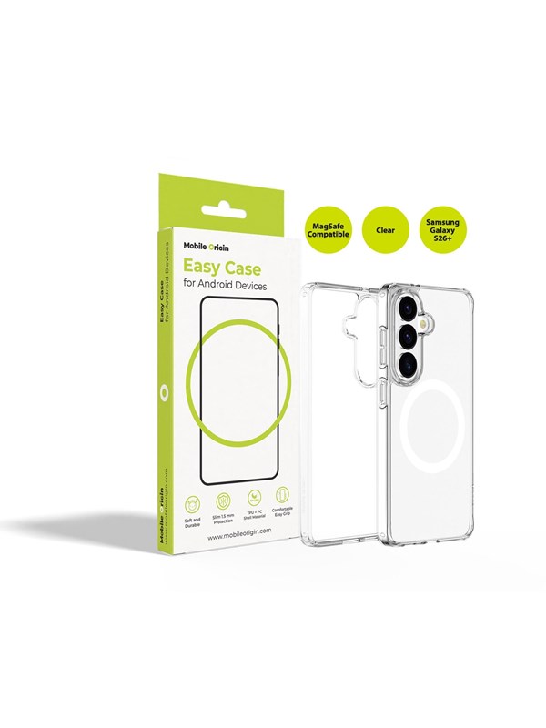 Mobile Origin Easy Case MagSafe Clear - Samsung Galaxy S26+