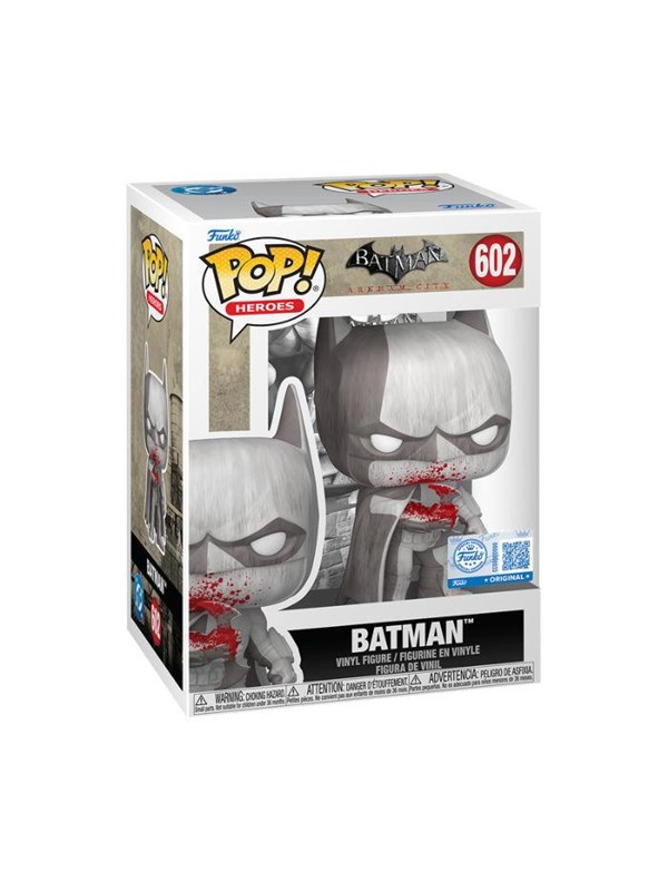 Funko! - Funko POP Vinyl Excl Arkham Batman (WH)(BD)