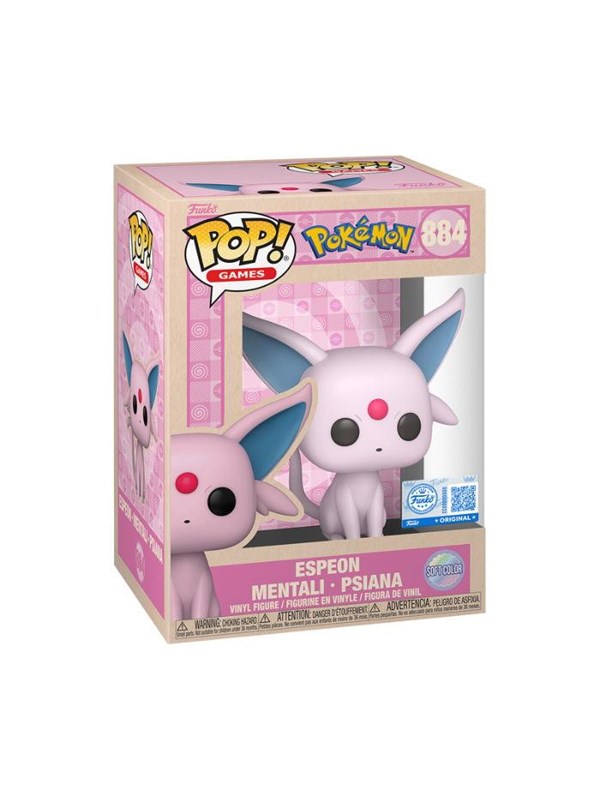 Funko! - Funko POP Vinyl Exclusive Pokemon Espeon SftClr