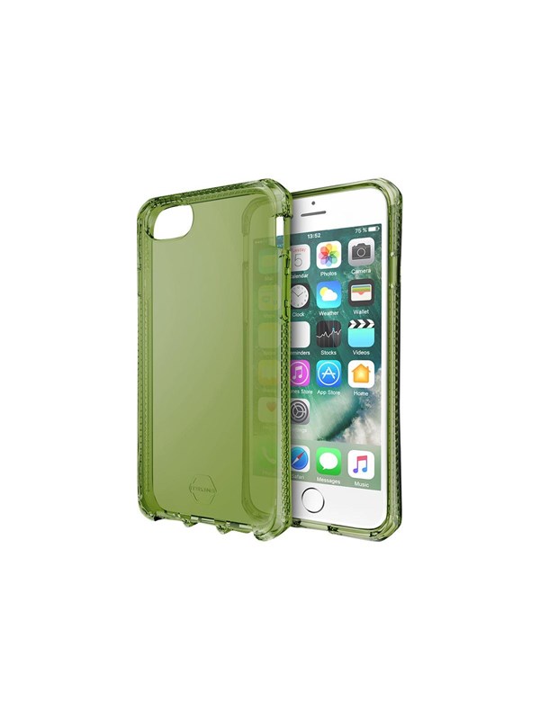 ITSKINS SPECTRUM CLEAR cover for iPhone 8 / 7 / 6s / 6®. Olive green
