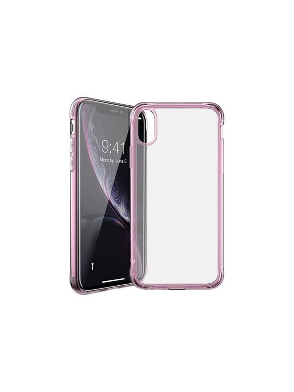 ITSKINS NANO ICE cover for iPhone XR®. Light pink and transparent