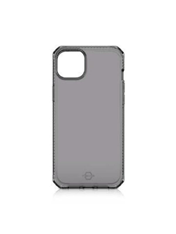 ITSKINS SPECTRUM CLEAR cover for iPhone 14 Plus®. Smoke