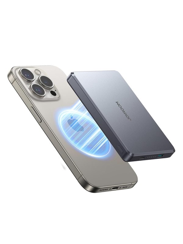 Joyroom JR-PBM08 Pro 10000mAh Ultrathin Powerbank - Gray Powerbank - Harmaa - 10000 mAh