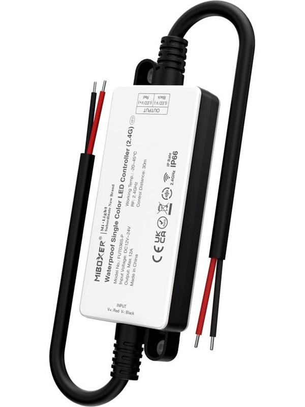 Miboxer LED Controller - DC12/24V - 2.4GHz RF - 12A (FUT036S-P)