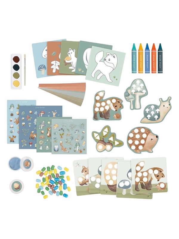 Bambolino Toys Little Dutch Craft Box - Forest Friends