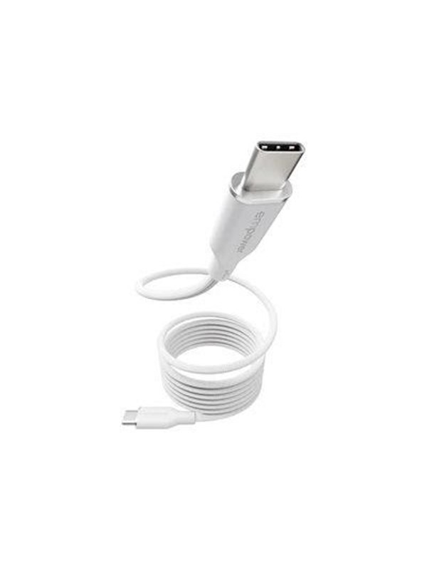 empower by PanzerGlass Magnetic 240W USB-C to USB-C Cable | USB 2.0 | 1.5M | Silver White