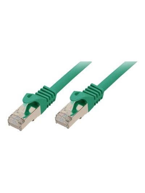 SCONN Shiverpeaks BASIC-S patch cable - 5 m - green - Vihreä - 5m
