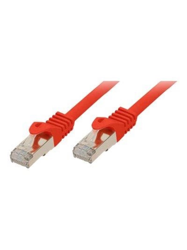 SCONN Shiverpeaks BASIC-S patch cable - 10 m - red - Punainen - 10m