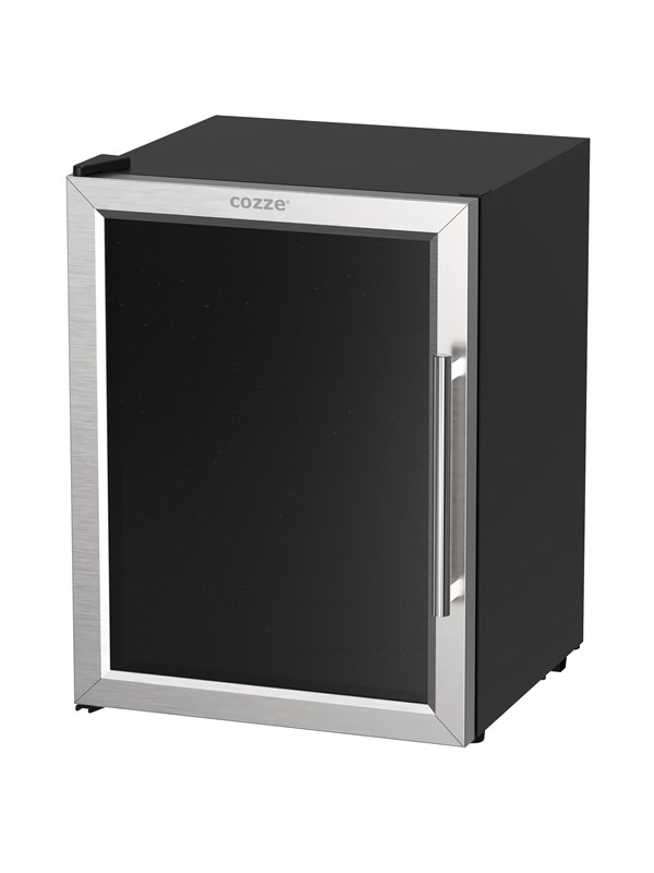 cozze Fridge with steel frame and glass front 60 litres