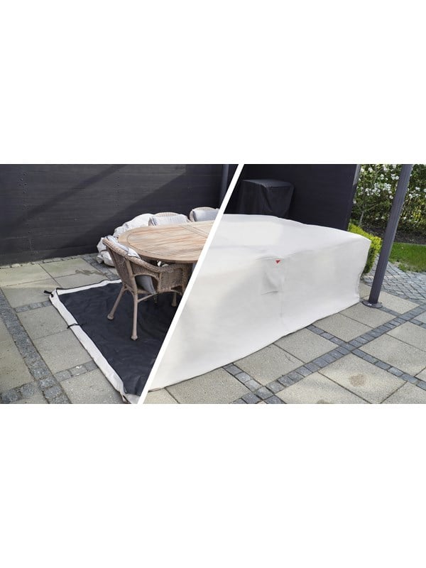 Home>it Garden furniture cover L235×B180×H95 cm sand