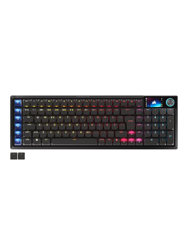 Corsair VANGUARD AIR 99 WIRELESS - Pelinäppäimistö - Pohjoismainen - Musta