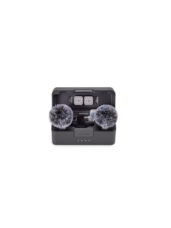 DJI Mic Mini 2 (2 Lähetintä + 1 Mobiilivastaanotin + Latauskotelo)