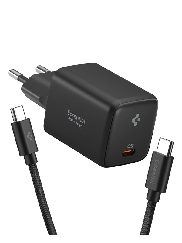 Spigen Essential 45W Wall Charger EE451EU - black