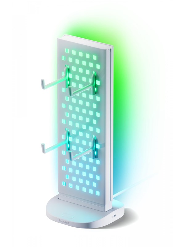 Nanoleaf Gaming Pegboard USB Desk Dock - White