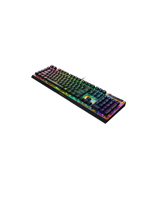 Razer BlackWidow V4 X - Green Mechanical (Clicky) - Pokémon Kanto Starters Edition - Pelinäppäimistö - Englanti (US) - Keltainen