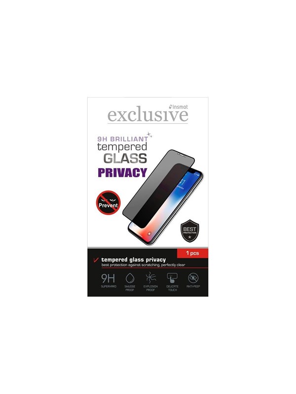 Insmat Exclusive - screen protector for mobile phone - full screen 9H Brilliant