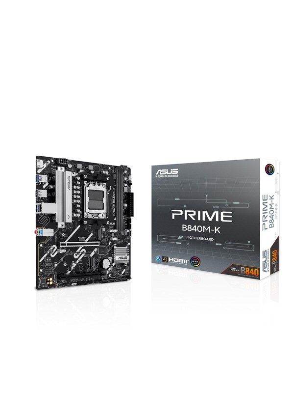 ASUS PRIME B840M-K Emolevy - AMD B840 - AMD AM5 - DDR5 RAM - Micro-ATX