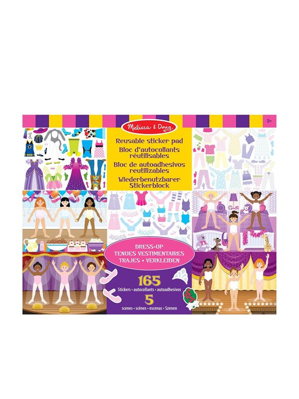 Melissa & Doug Reusable Sticker Pad Dress-up