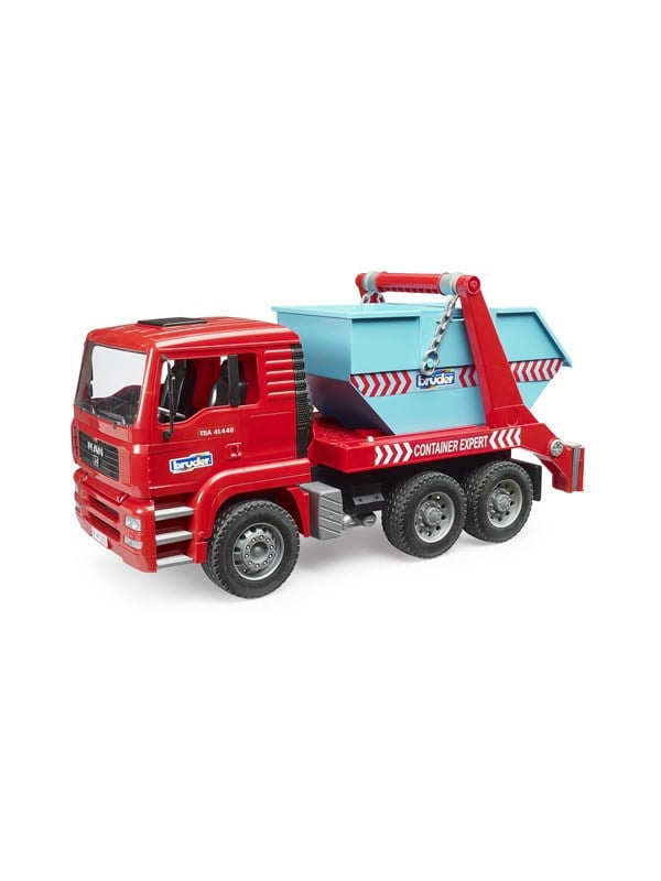 Bruder MAN TGA Skip container truck