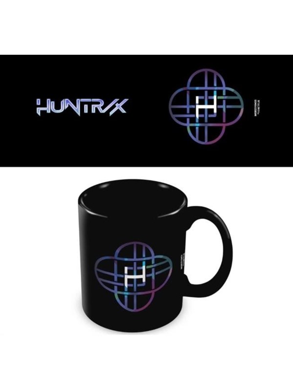 Pyramid - Mug K-Pop Demon Hunters (Huntrix Logo) Black Pod - Mukit