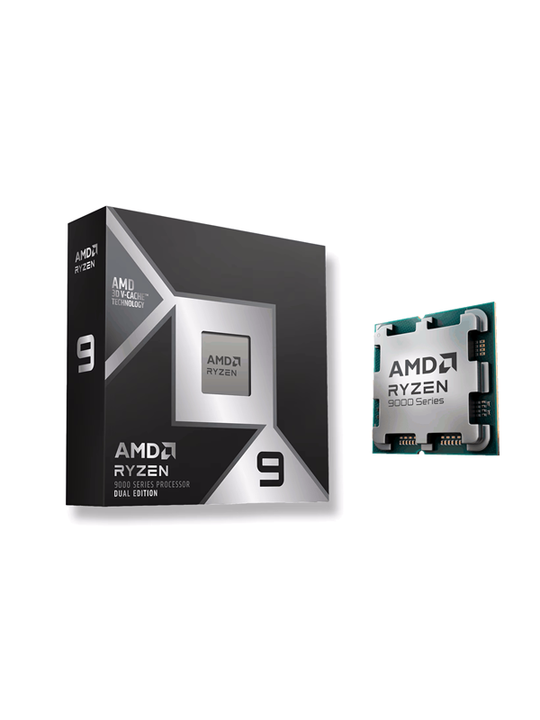AMD Ryzen 9 9950X3D2 Dual Edition CPU - 16 ydintä - 4.3 GHz - AMD AM5 - AMD Boxed (ilman jäähdytintä)