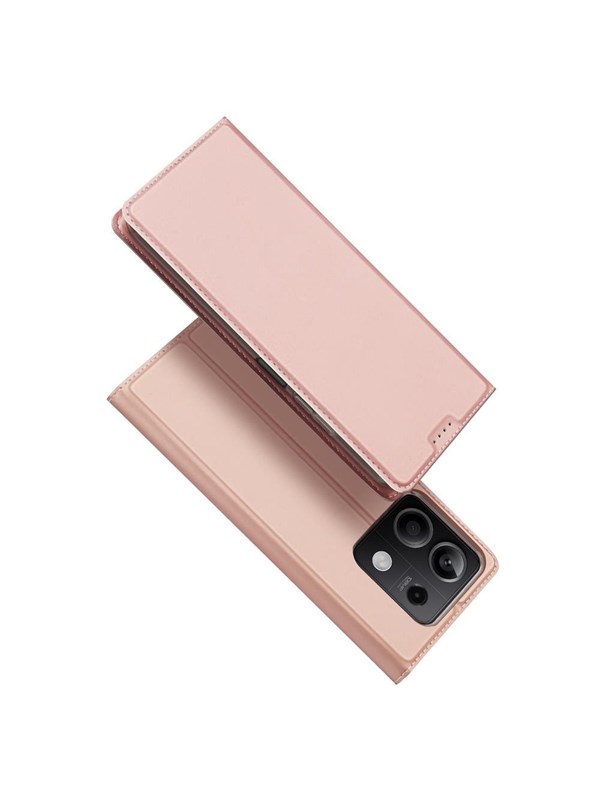 Dux Ducis Skin Pro Case with Flip and Card Slot for Xiaomi Redmi Note 13 5G - Pink