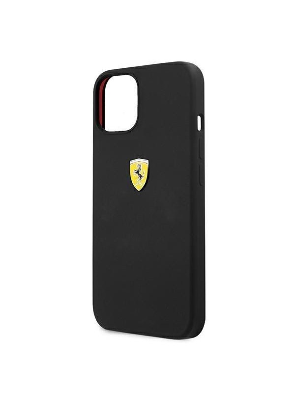 Ferrari Silicone Case for iPhone 13 mini - Black