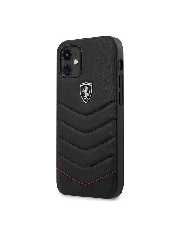 Ferrari Off Track Quilted Case for iPhone 12 mini - Black