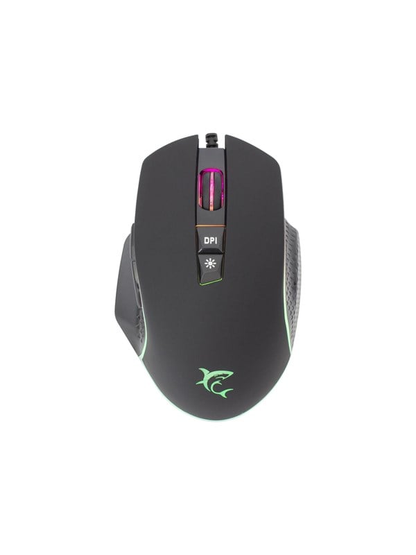 White Shark GARETH Wired - Pelihiiri - Optinen - 7 painiketta - Musta