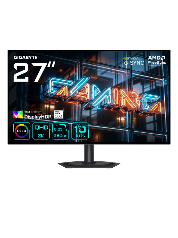 27" GIGABYTE MO27Q28GR - 2560x1440 - 280Hz - WOLED (Glossy)