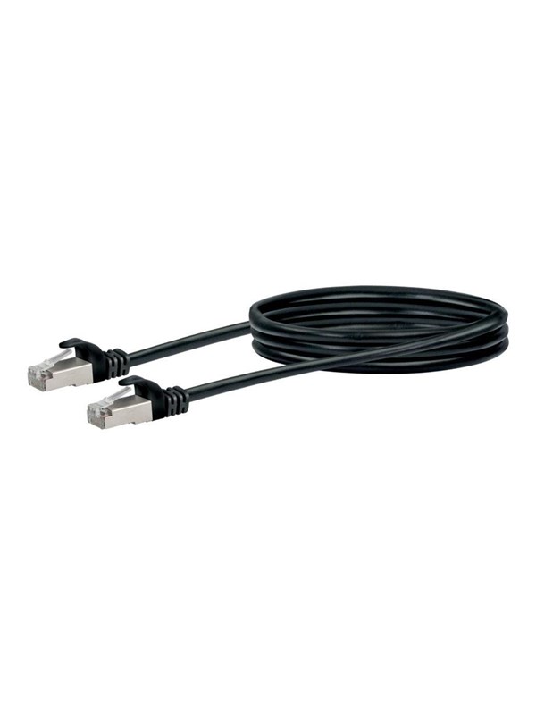 Schwaiger network cable - 2.5 m - black - Musta - 2.5m