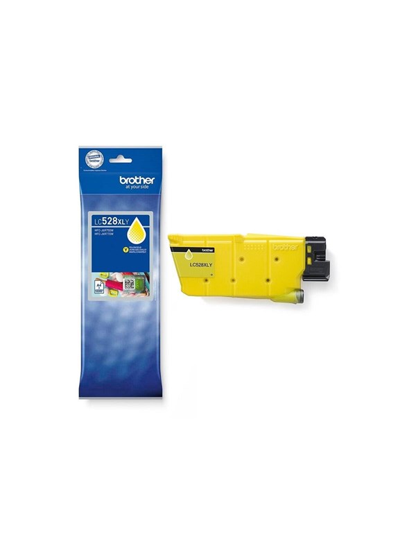 Brother LC528XLY Ultra High Yield -mustekasetti, keltainen
