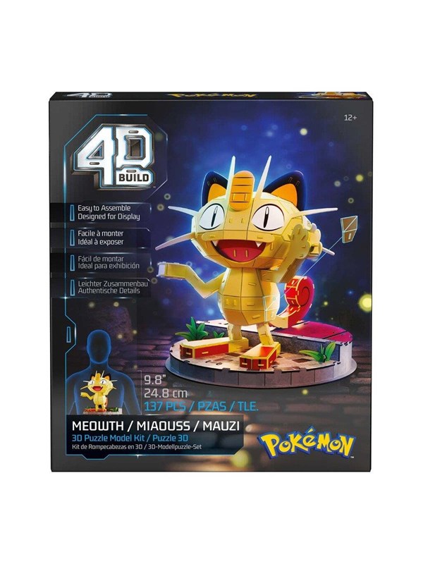 Pokemon Meowth 24 cm 4D Palapeli