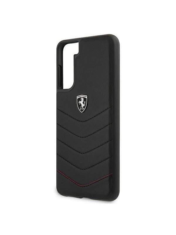 Ferrari Off Track Quilted Case for Samsung Galaxy S21 - Black