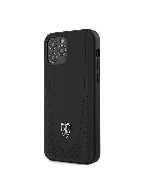 Ferrari Off Track Perforated Case for iPhone 12 / iPhone 12 Pro - Black