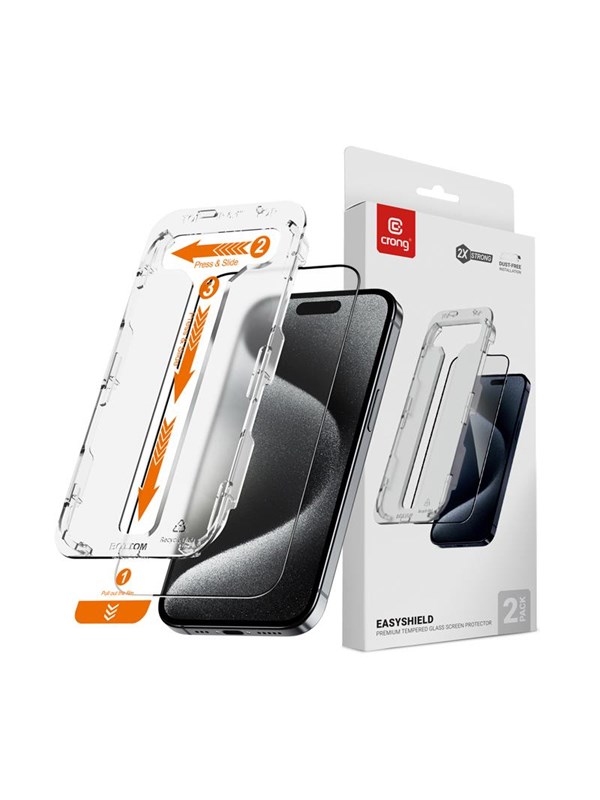 CRONG EasyShield 2-Pack - Tempered Glass iPhone 14 Pro (2 pieces)