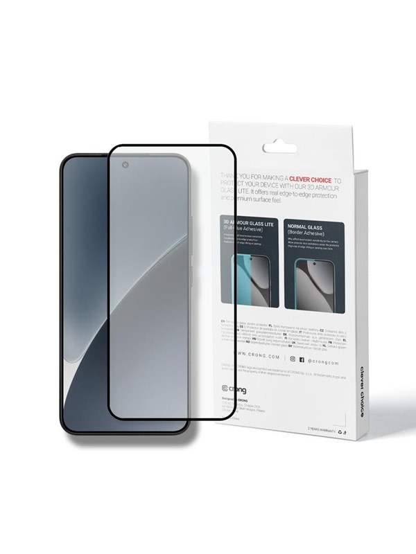 CRONG 3D Armor Glass Lite - Full Glue Tempered Glass for Xiaomi 15T / 15T Pro