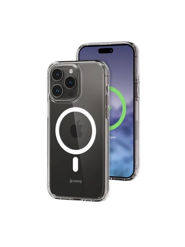 CRONG Clear MAG Cover - iPhone 15 Pro MagSafe Case (Clear)