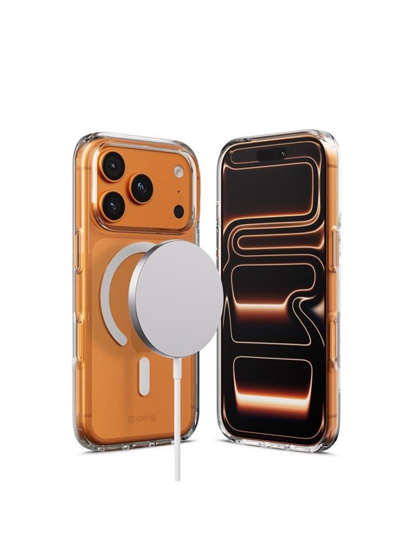 CRONG Clear MAG Cover - MagSafe iPhone 17 Pro Case (Clear)