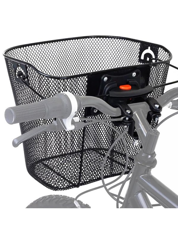 Wozinsky WKM-MM metal handlebar bicycle basket - black