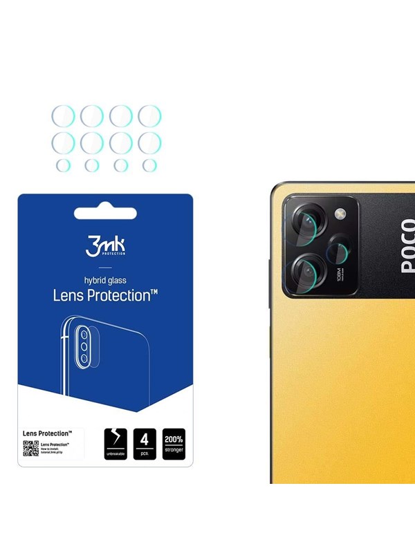 3mk Lens Protection™ hybrid camera glass for Poco X5 Pro 5G