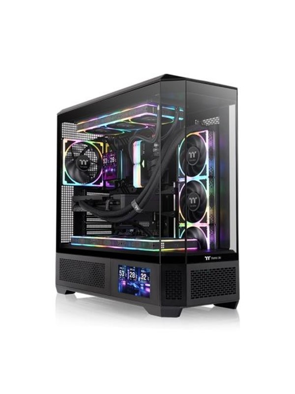Thermaltake View 600 TG Full Tower Case - Black - Kotelot - Fulltower - Musta